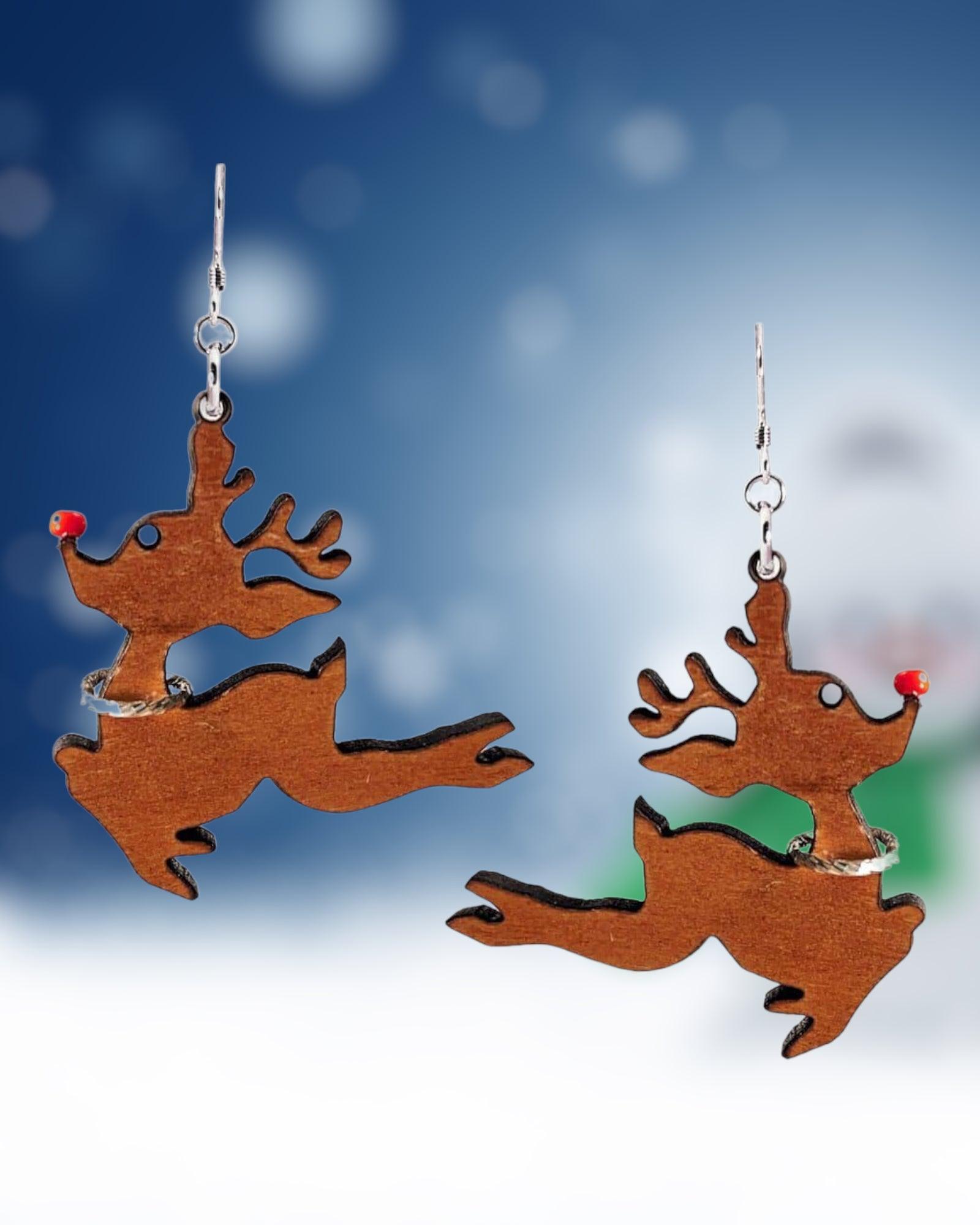 Lil Rudolph Christmas Earring Kit - Too Cute Beads