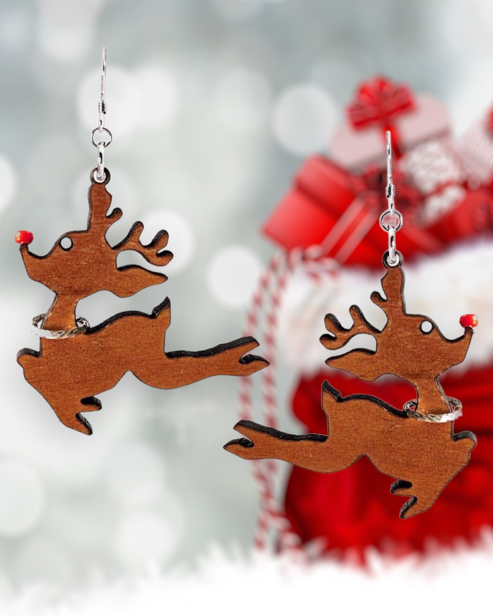 Lil Rudolph Christmas Earring Kit - Too Cute Beads