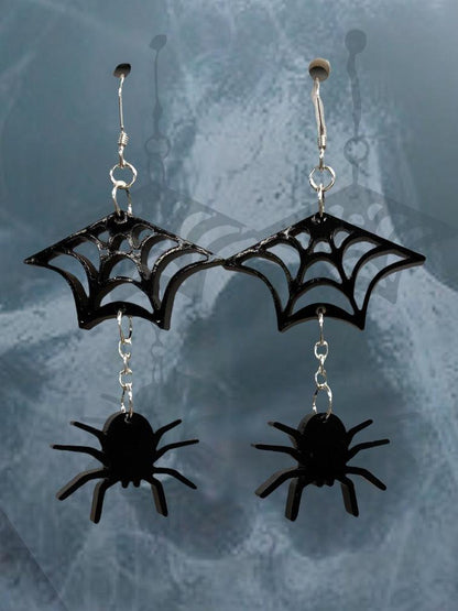 Dangling Spider Halloween Earring Kit - Too Cute Beads