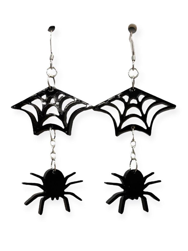 Dangling Spider Halloween Earring Kit