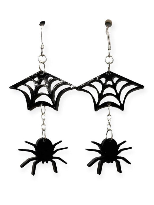 Dangling Spider Halloween Earring Kit - Too Cute Beads