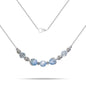 Larimar Faceted Gemstone Necklace Kit - Too Cute Beads