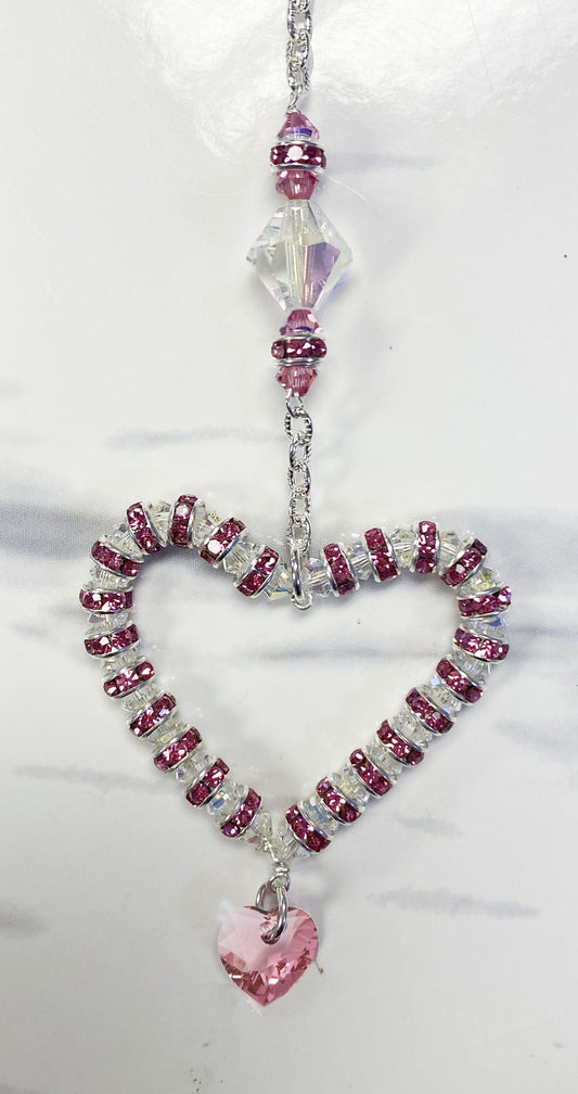 Pink Valentines Day Sun Catcher Kit - Too Cute Beads