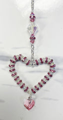 Pink Valentines Day Sun Catcher Kit - Too Cute Beads