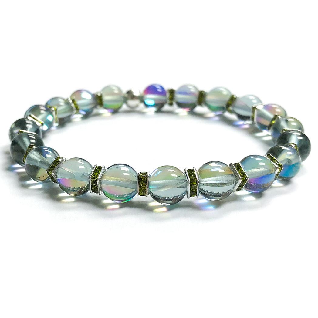 10mm Mermaid Glass Beads (Pack of 10)