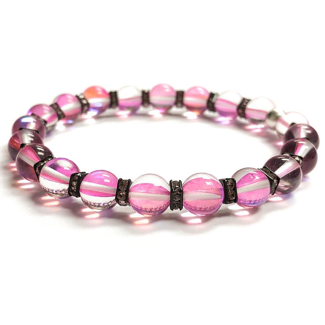 8mm Mermaid Glass Beads (Pack of 10) - Too Cute Beads