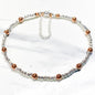 Minimalist Metals Bracelet Kit Silver and Rose Gold - Too Cute Beads
