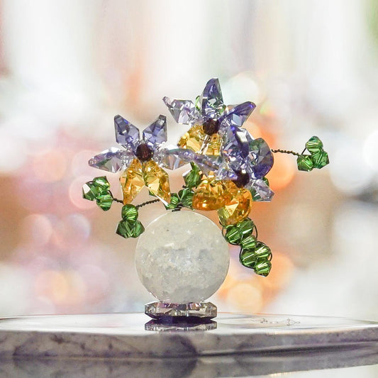 Crystal Creations - Pretty Pansies - Too Cute Beads