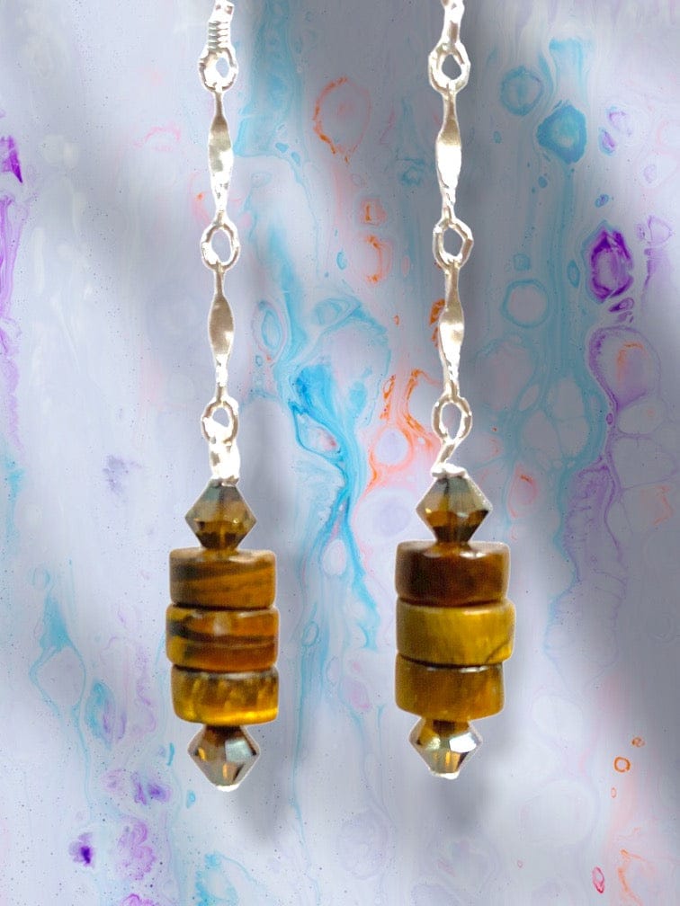 Gems of the Earth Earrings - Jewelry Making Kit - Too Cute Beads