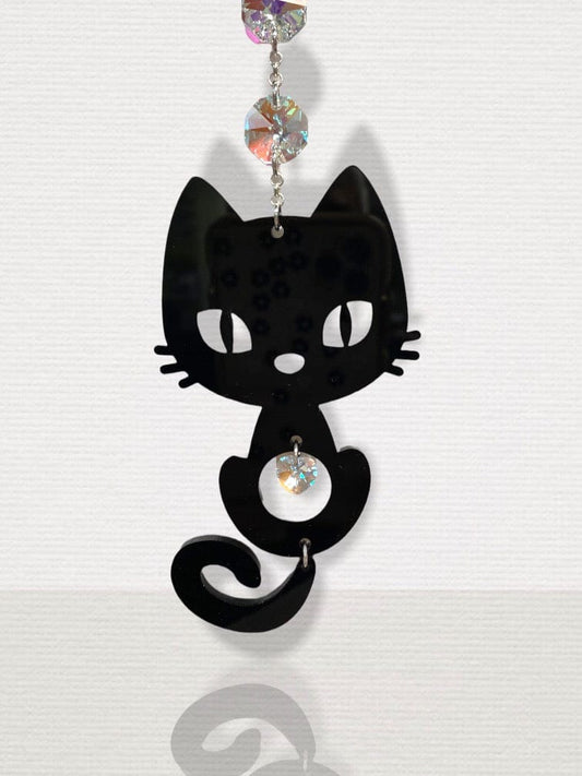 Acrylic Crystal Cat DIY Sun Catcher Kit - Too Cute Beads