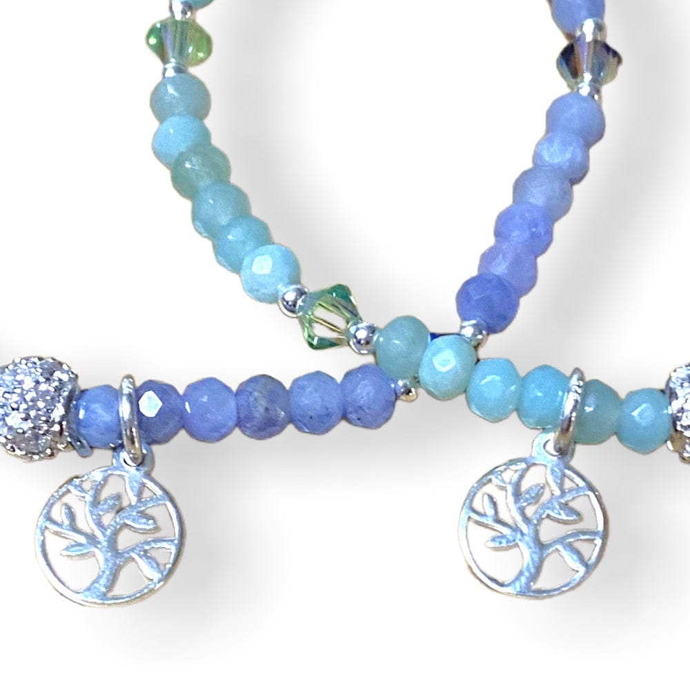 Petite Tree of Life Gemstone Bracelet - Jewelry Making Kit - Too Cute Beads
