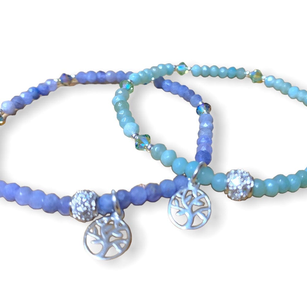 Petite Tree of Life Gemstone Bracelet - Jewelry Making Kit - Too Cute Beads