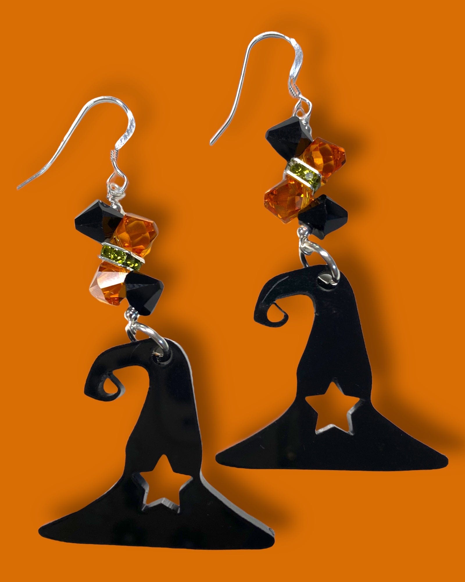 Witch Hat Earrings - Halloween Jewelry Making Kit - Too Cute Beads