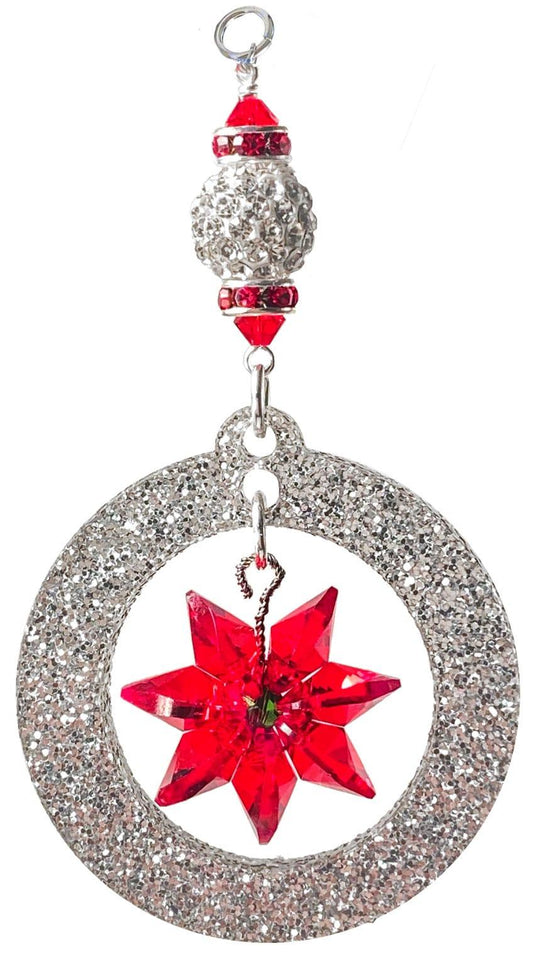 Poinsettia Christmas Ornament Kit - Too Cute Beads