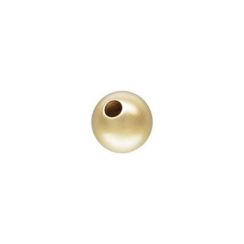 14K Gold Filled Sandblast Beads - 6mm (10 Pieces)