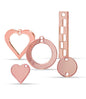 Too Cute Acrylic Findings and Components - Rose Gold Mirrored - Too Cute Beads