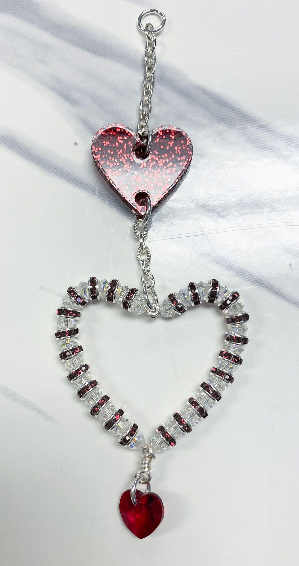 Ruby Valentines Day Sun Catcher Kit - Too Cute Beads