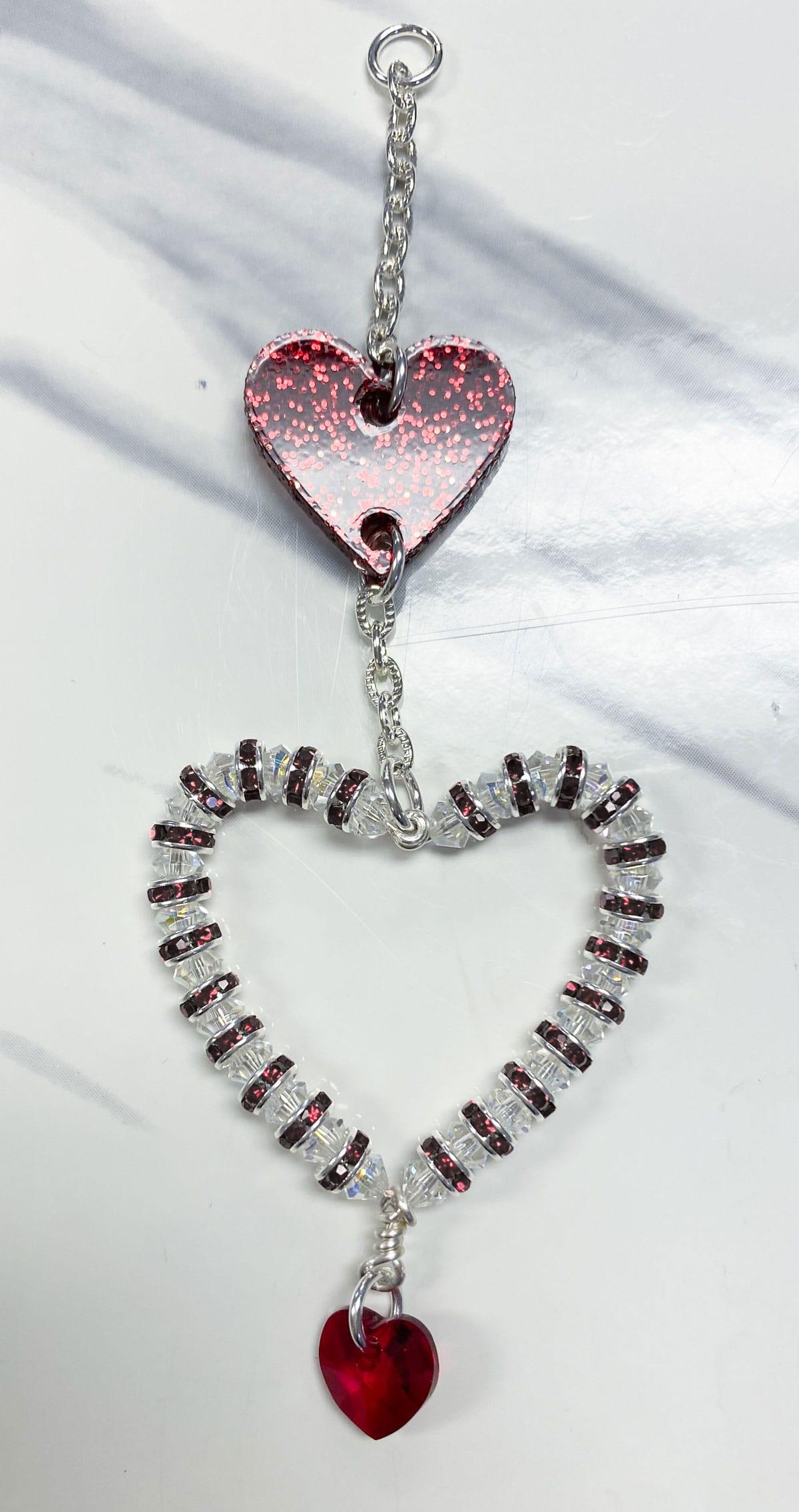 Ruby Valentines Day Sun Catcher Kit - Too Cute Beads