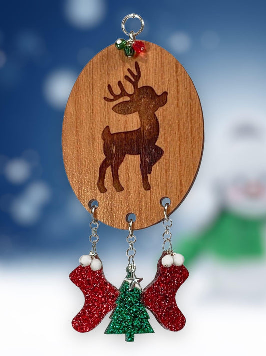 Rudolph Christmas Ornament Kit - Too Cute Beads