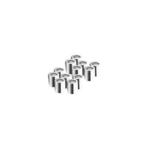 .925 Sterling Silver 2x2mm Crimp Tubes (50 Pack) - Too Cute Beads