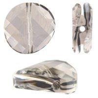 Swarovski 18mm Twist Bead - Silver Shade - Too Cute Beads