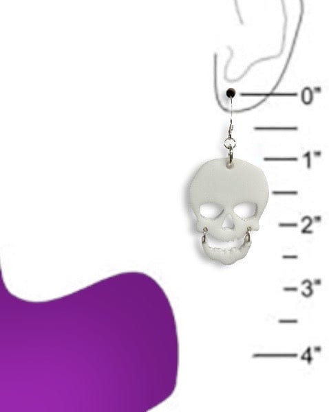 Scary Skull Earring - Halloween Jewelry Making Kit - Too Cute Beads