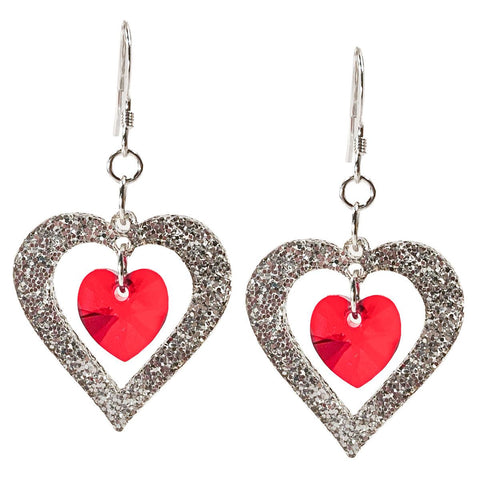 Sparkling Heart Earring Kit - Too Cute Beads