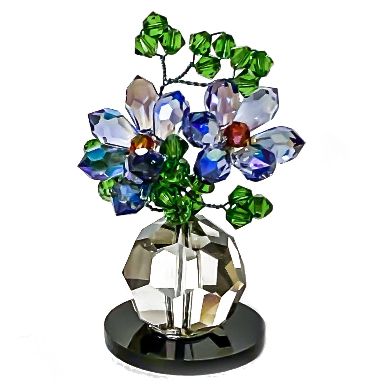 Crystal Creations - Tanzanite AB Satin Flower Kit