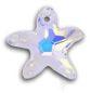 Swarovski 16mm Starfish Pendant - Crystal AB (1pc)