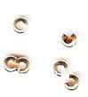 14K Gold Filled Crimp Covers - 3mm (10pk) - Too Cute Beads