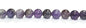 12mm Amethyst Round with 2.5mm Hole (aprox 17) - Too Cute Beads