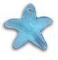 Swarovski 16mm Starfish Pendant - Aquamarine (1pc) - Too Cute Beads