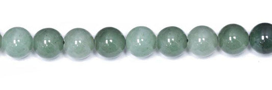 12mm Aventurine Round with 2.5mm Hole (aprox 16) - Too Cute Beads