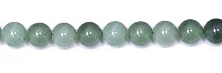 12mm Aventurine Round with 2.5mm Hole (aprox 16) - Too Cute Beads