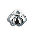 .925 Sterling Silver Bead Cap - 6mm (10 Pack) - Too Cute Beads