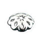 .925 Sterling Silver Flower Bead Cap - 8mm (1 Piece) - Too Cute Beads