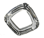 Swarovski 14mm Cosmic Square Ring - Crystal CAL (1pc) - Too Cute Beads