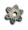 Marcasite Bead Cap- 8mm Flower (1pc) - Too Cute Beads