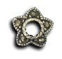 Marcasite Bead Cap- 11x5mm Star (1pc)