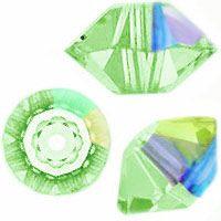 Swarovski 5mm Saucer - Chrysolite AB (10 Pack) - Too Cute Beads