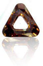 Swarovski 14mm Triangle Pendant - Crystal Copper CAL (1pc) - Too Cute Beads