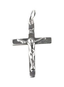 30mm .925 Sterling Silver Crucifix