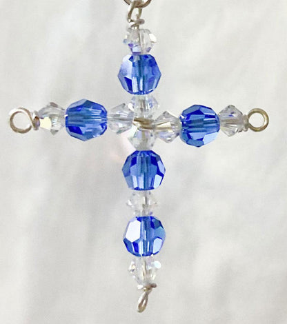 Crystal Cross Earring Kit - Too Cute Beads