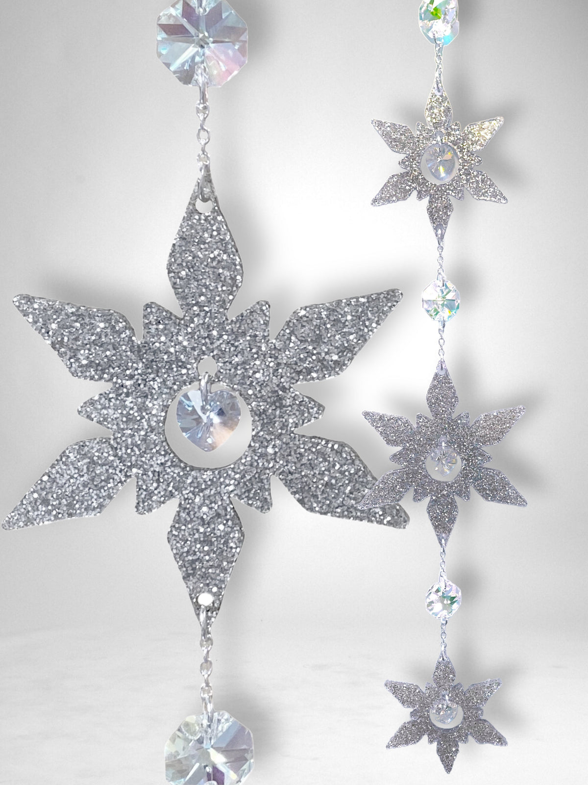 Captured Crystal Snowflake DIY Sun Catcher Kit - Too Cute Beads