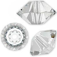 Swarovski 5mm Saucer - Crystal (10 Pack) - Too Cute Beads