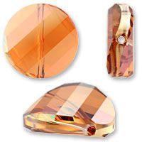 Swarovski 22mm Twist Bead - Crystal Copper (1 Piece) - Too Cute Beads