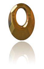 Swarovski 20mm Helios Pendant -Crystal Copper (1 pc) - Too Cute Beads
