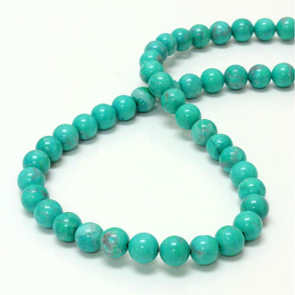 8mm Gemstones with 2.5mm Hole (Sold in Packs of 10) - Too Cute Beads