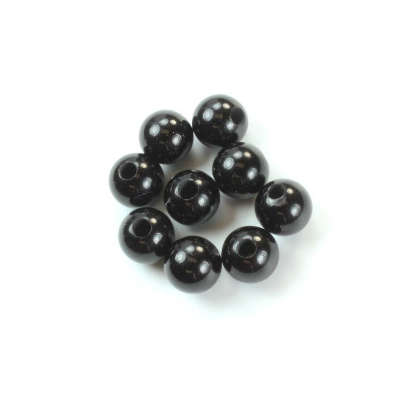 8mm Gemstones with 2.5mm Hole (Sold in Packs of 10) - Too Cute Beads