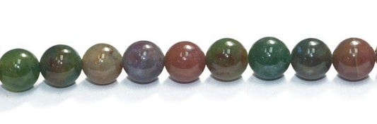 12mm Fancy Jasper Round with 2.5mm Hole (aprox16) - Too Cute Beads